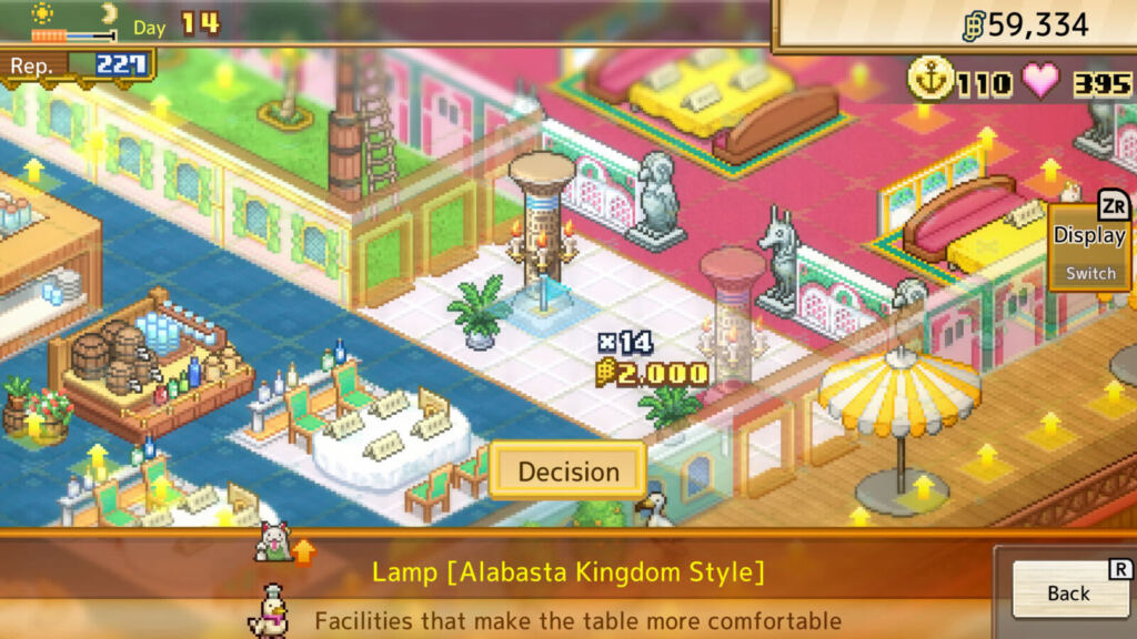 Restaurante em pixel art de ONE PIECE: Grand Gourmet
