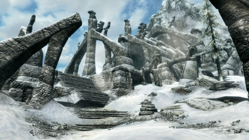 Paisagem de The Elder Scrolls V: Skyrim